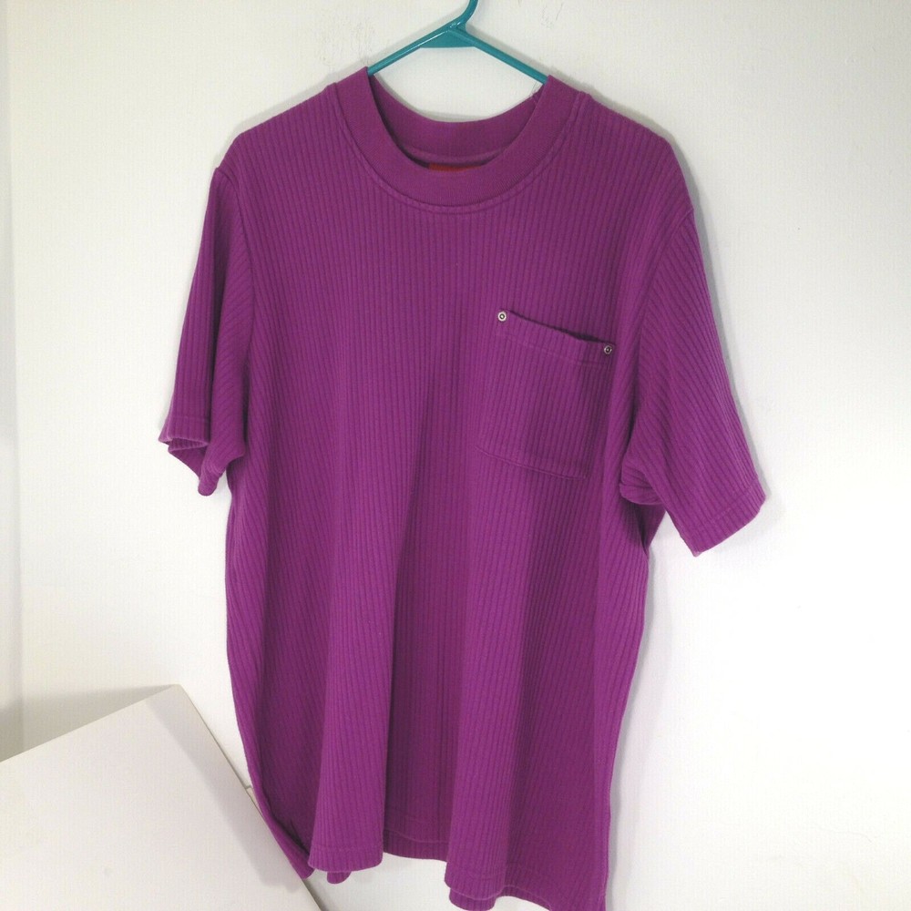 Vintage Venezia Jeans Hot Pink Soft Knit Top Shirt Size 14/16